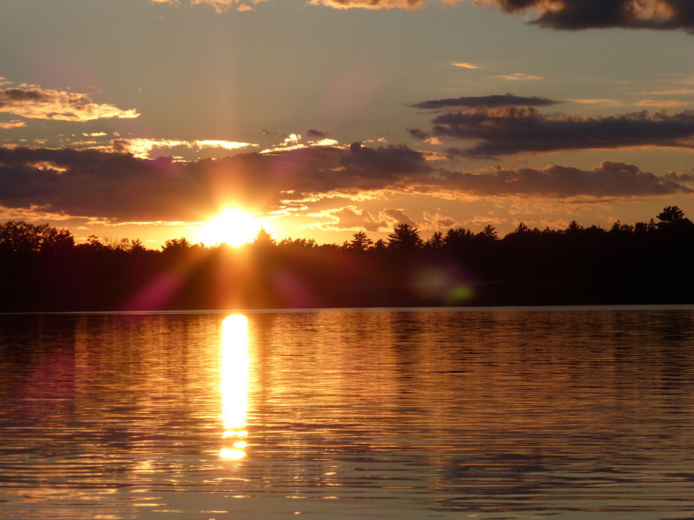 July 30th, 2015 Full Moon Sunset